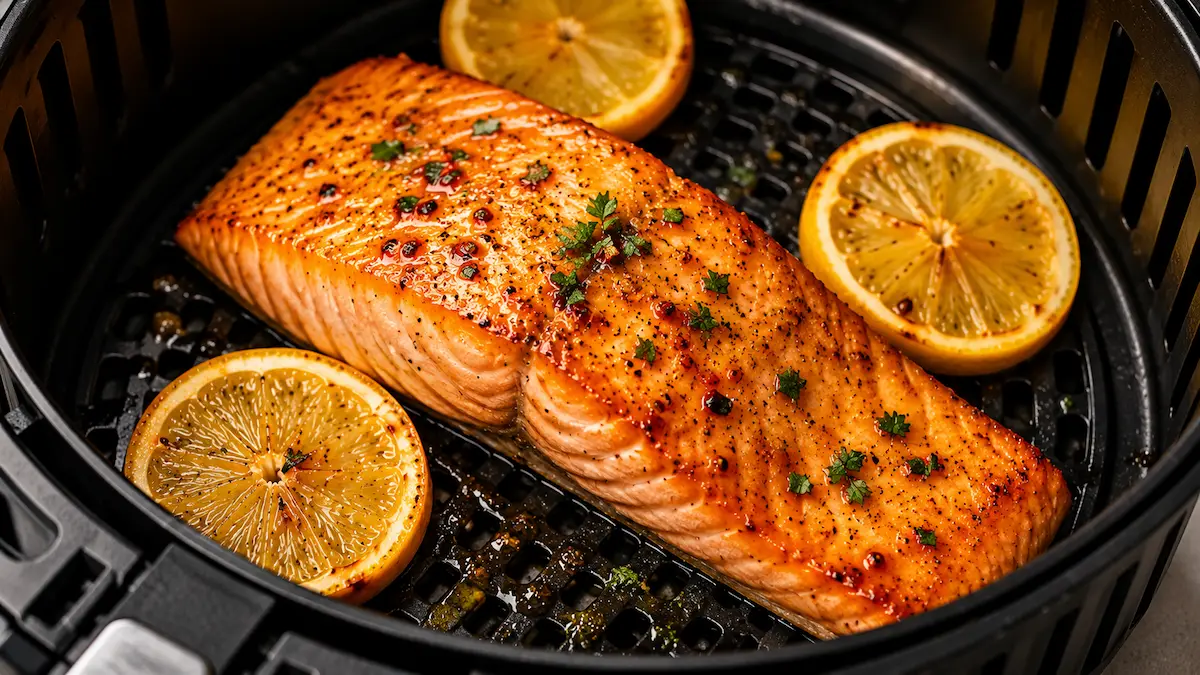 Saumon Miel et Citron à l'Air Fryer