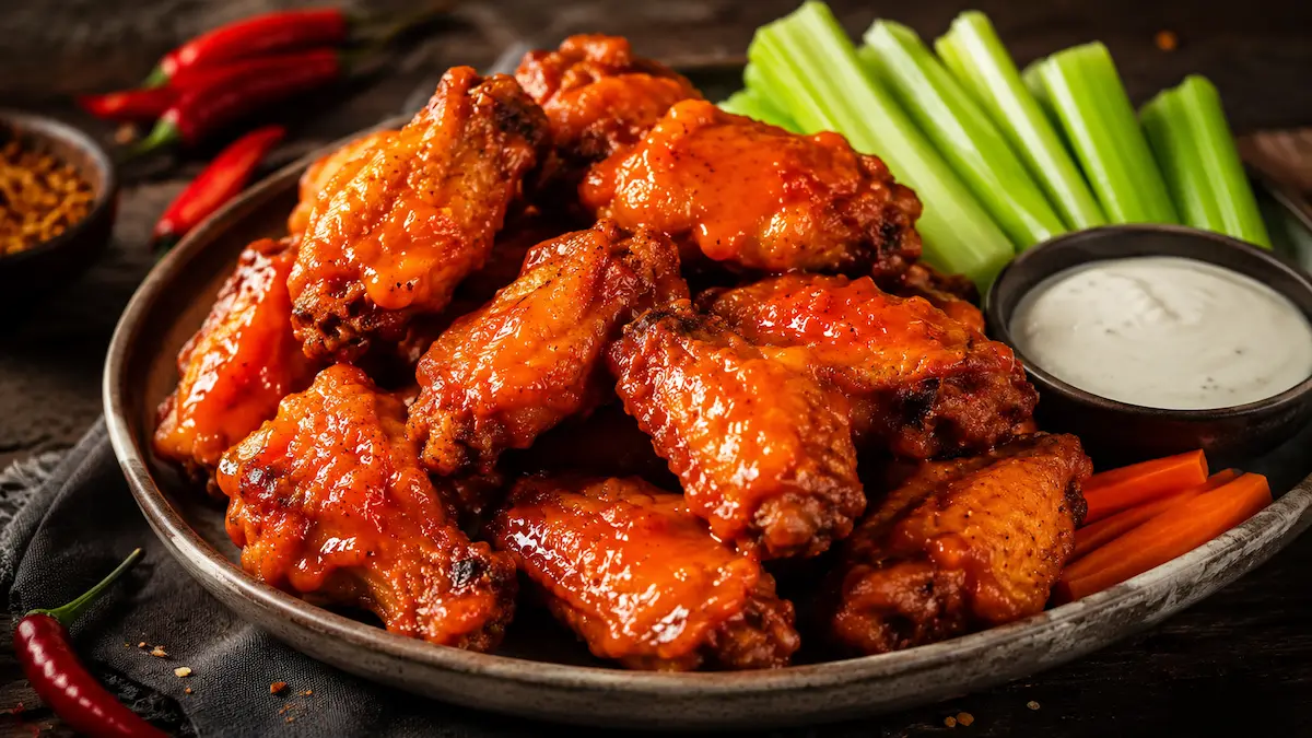 Ailes de Poulet Épicées Style Buffalo à l'Air Fryer