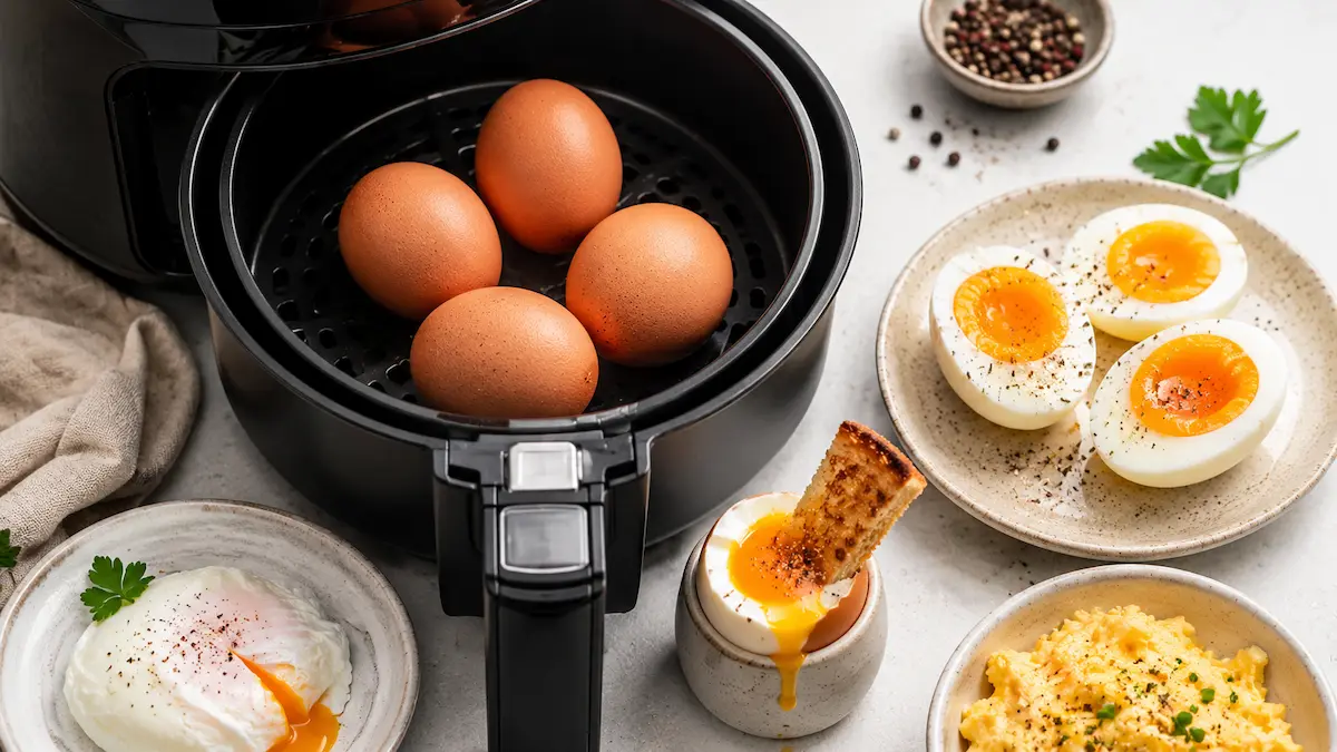 Œuf à l'air fryer