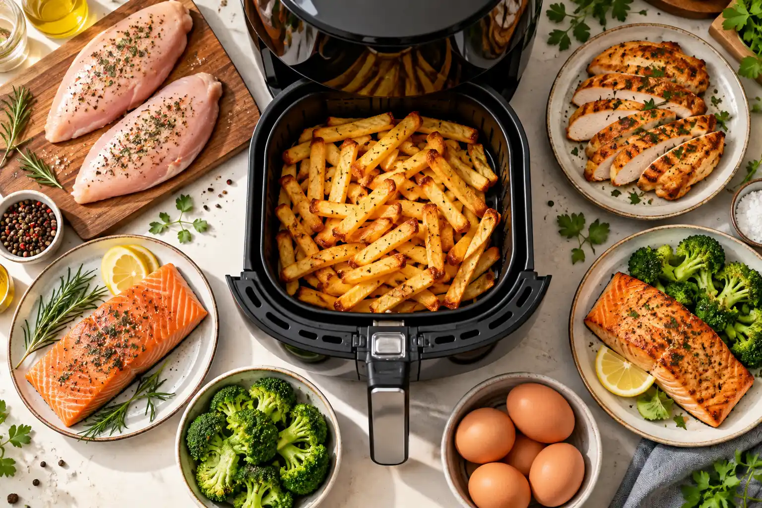 TEMPS DE CUISSON AIR FRYER
